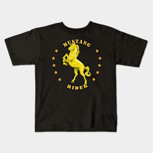 Mustang - Rider w Stars Kids T-Shirt